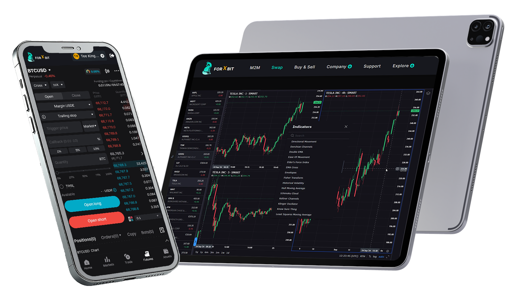Seamless crypto trading on Forxbit